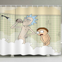 Load image into Gallery viewer, Cartoon Waterproof Shower Curtains Rick And Morty Naked Shower Curtain Bathroom Waterproof Polyester 3d Curtains For Bathroom